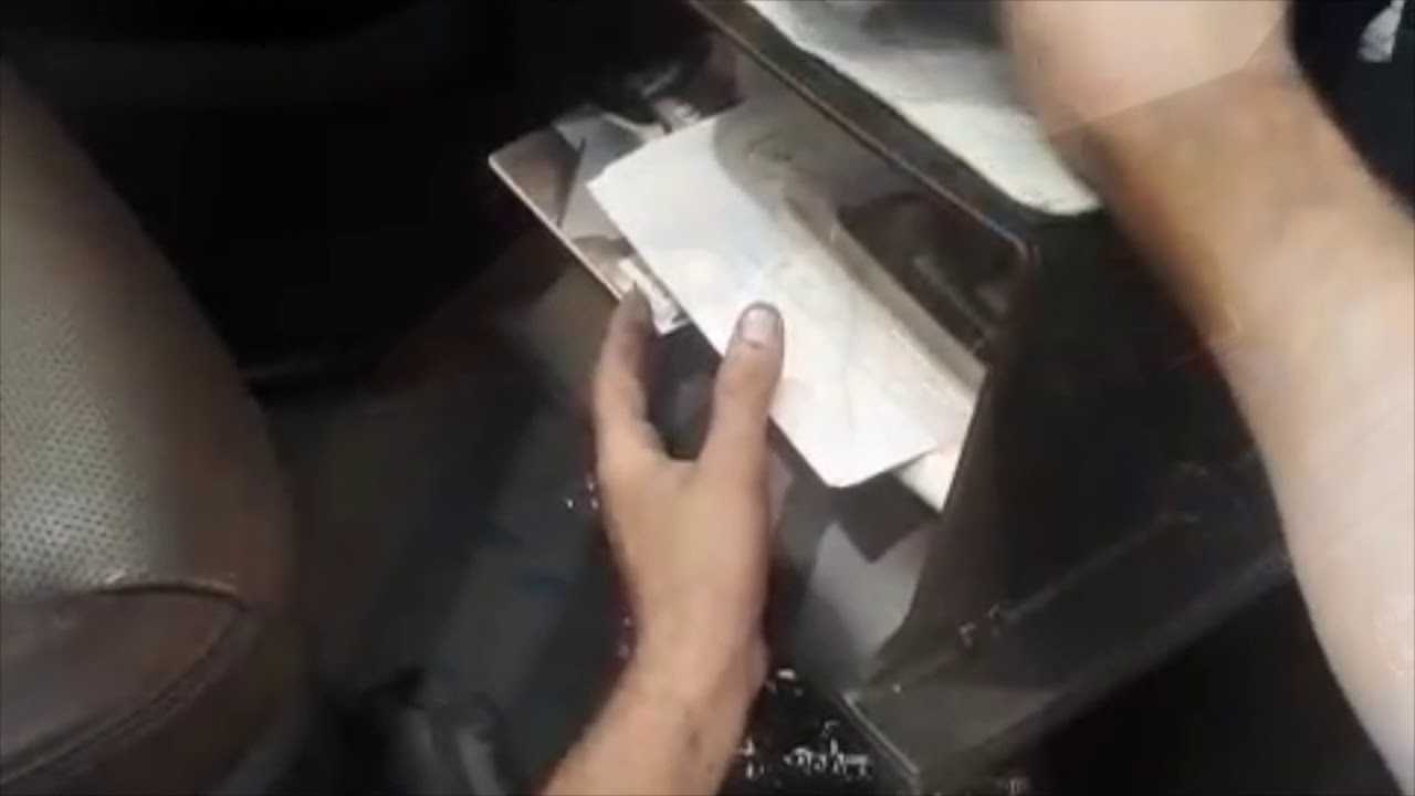 Замена салонного фильтра соренто: процедура, фото, видео