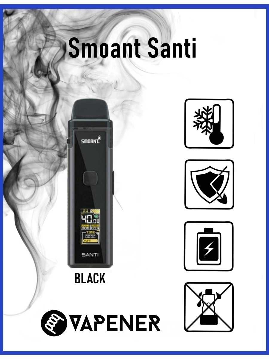 Как понять, что означает "check atomizer" на устройстве smoant santi