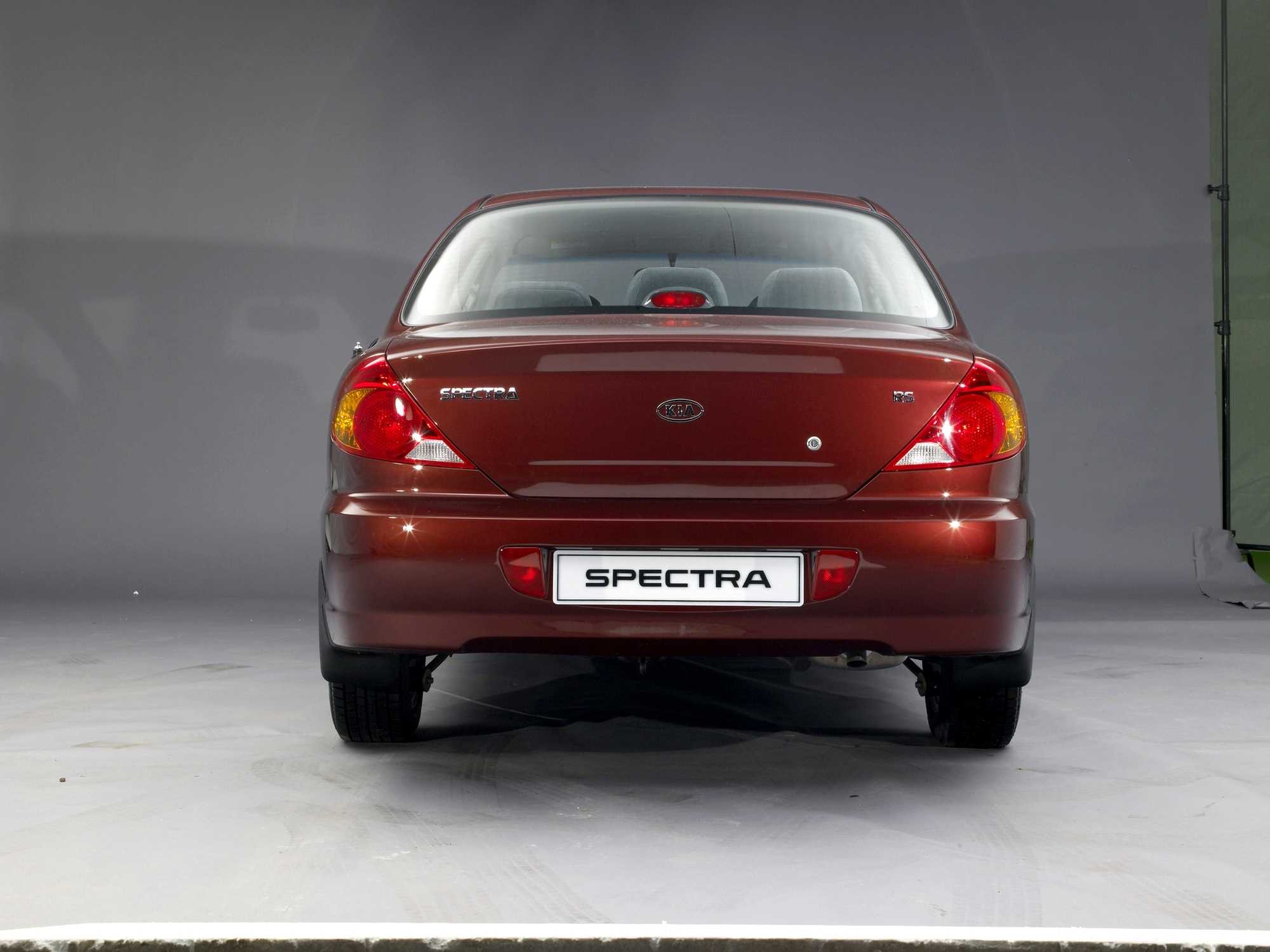Объем багажника, л в kia spectra