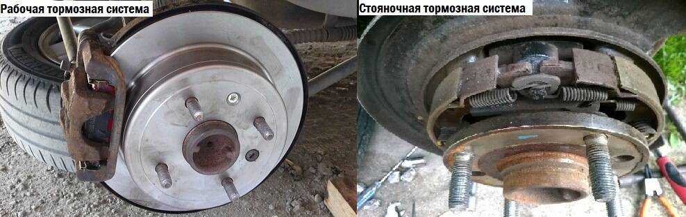 Лачетти ручник как развести колодки