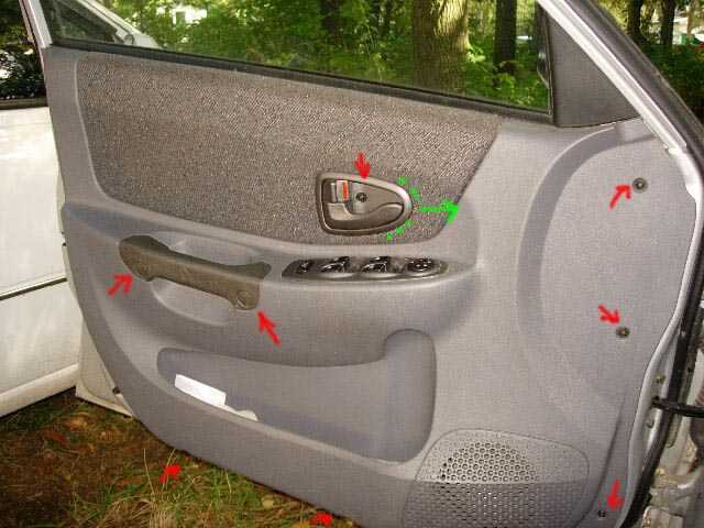 Снятие обивки передней двери Hyundai Accent Советы и рекомендации Фото и видеоинструкция Подробное описание