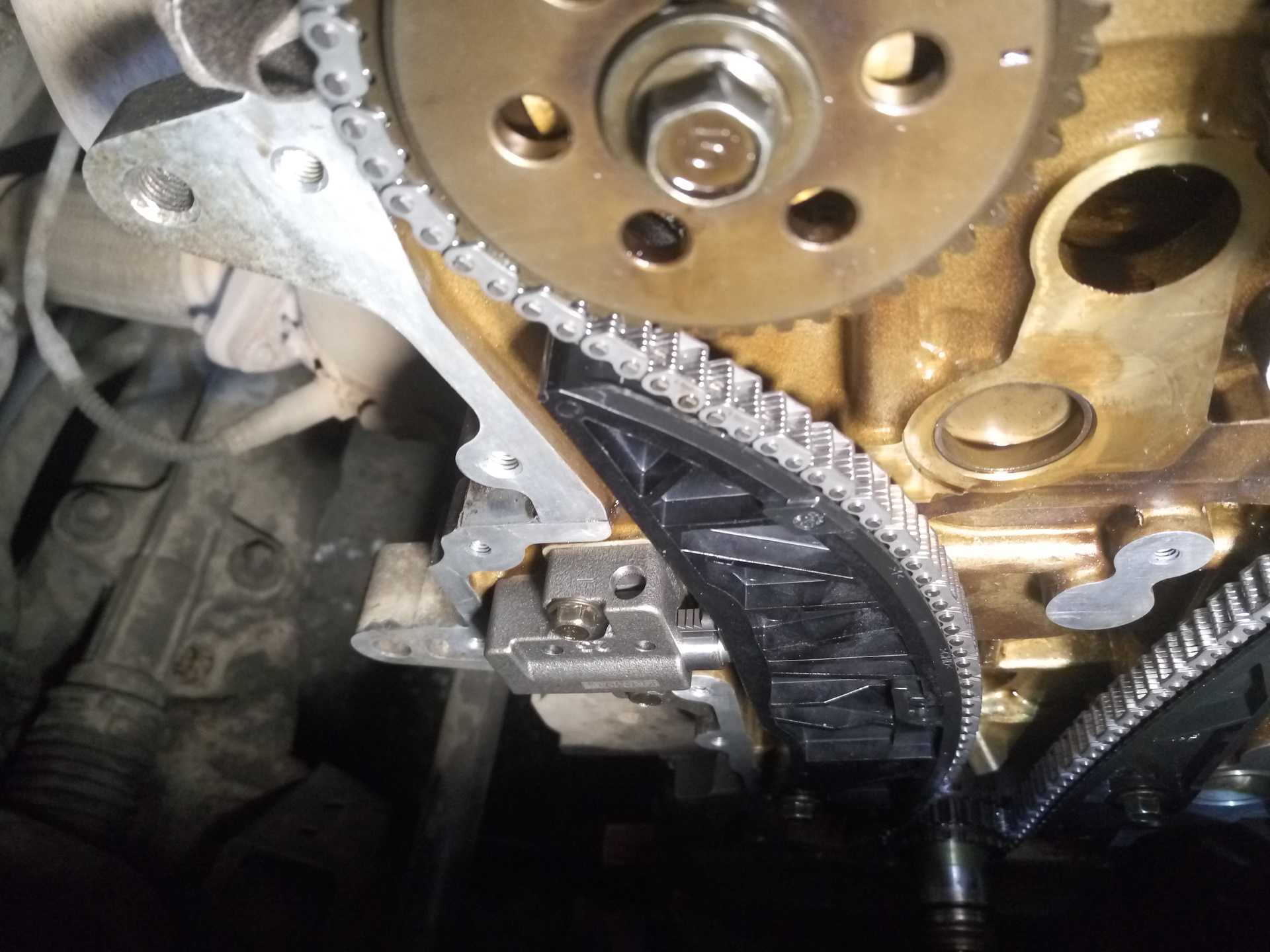 Замена цепи грм kia ceed