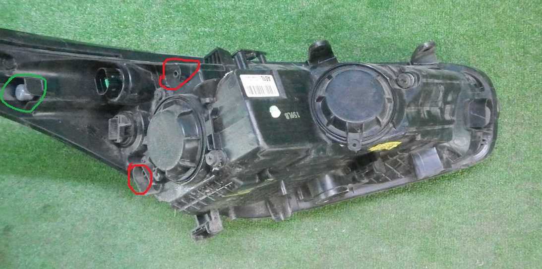 Лампы kia ceed - замена ближнего света на моделях jd, 2008, 2011 и 2013