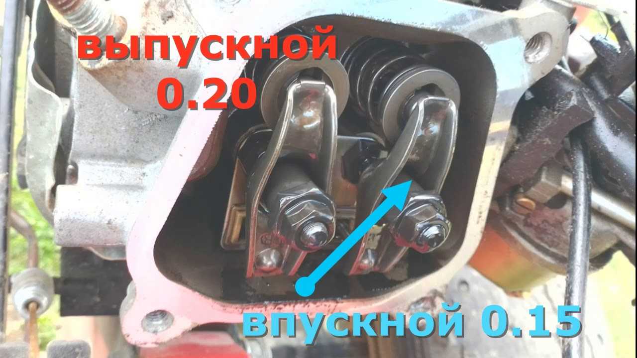 Регулировка клапанов дизельного мотоблока