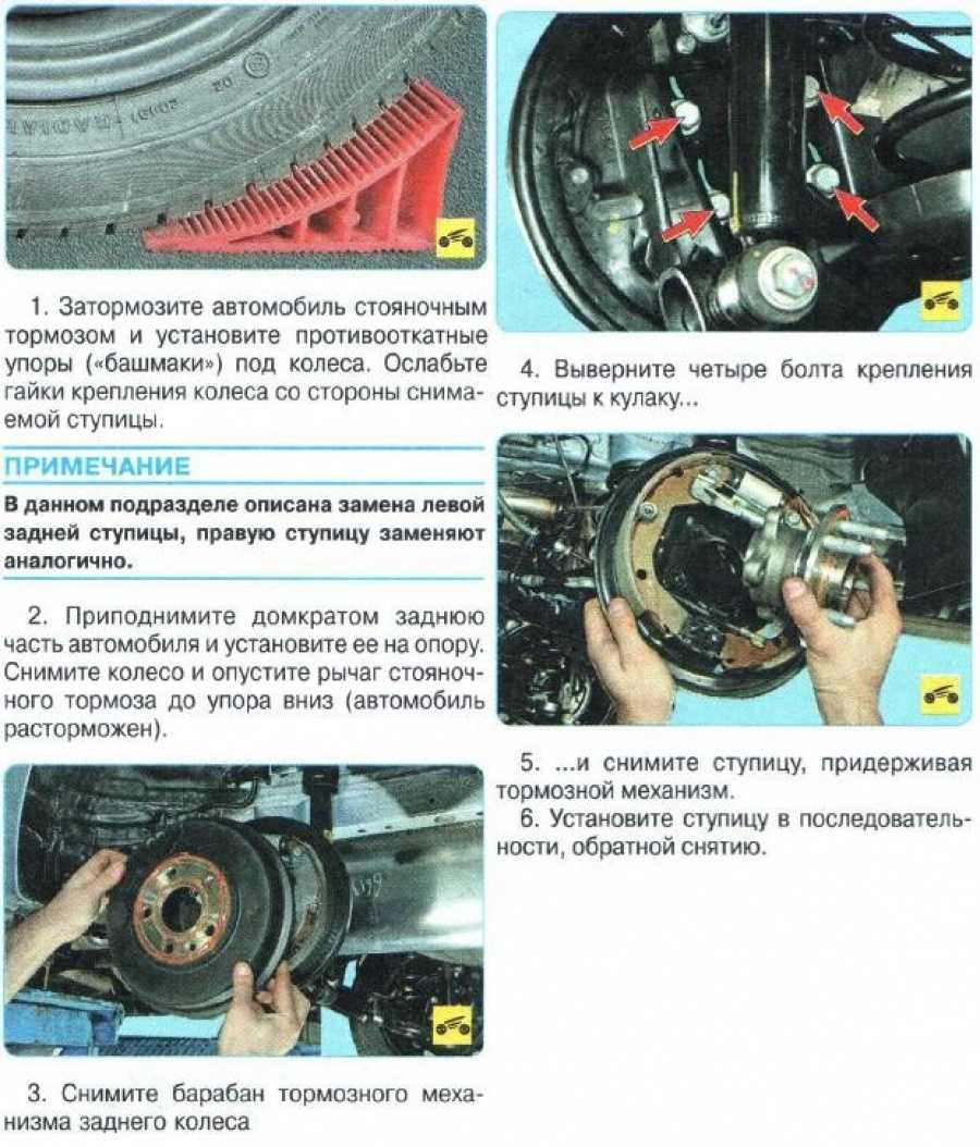 Замена ступичного подшипника chevrolet aveo