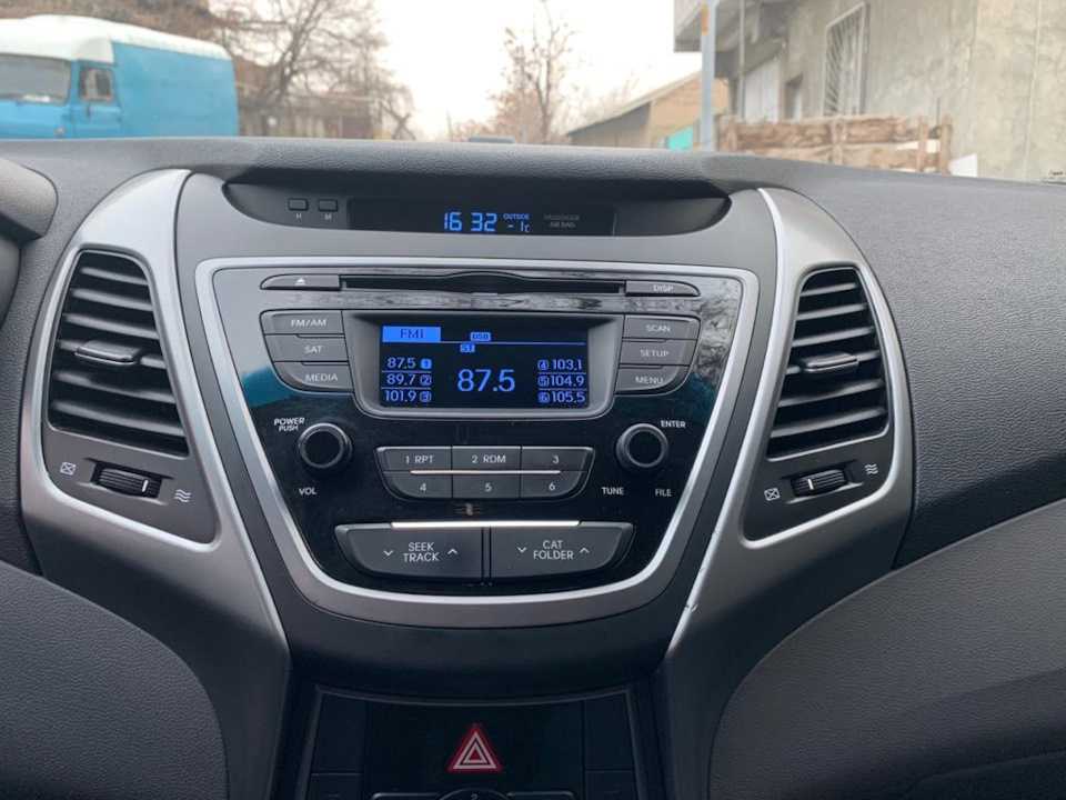 Hyundai elantra new установка car audio | заметки elantra'вода