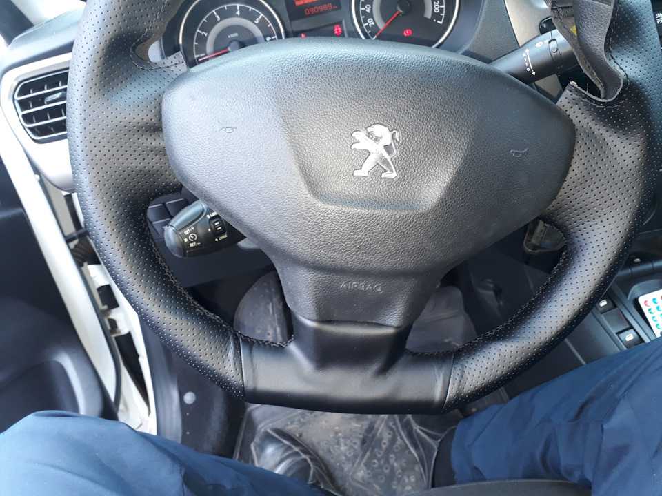 Как снять руль пежо 307