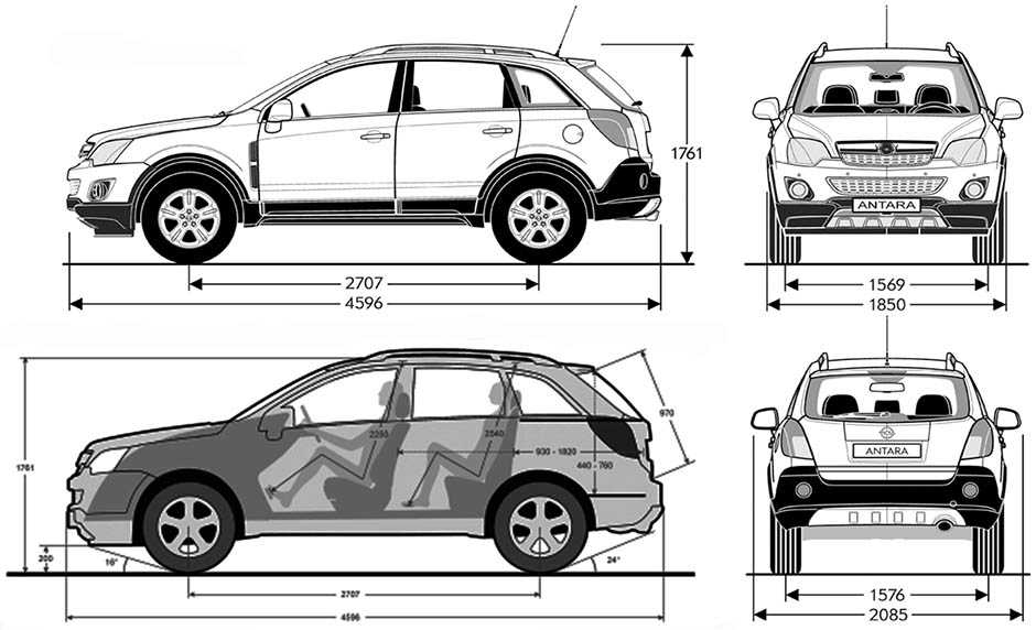 Chevrolet captiva клиренс