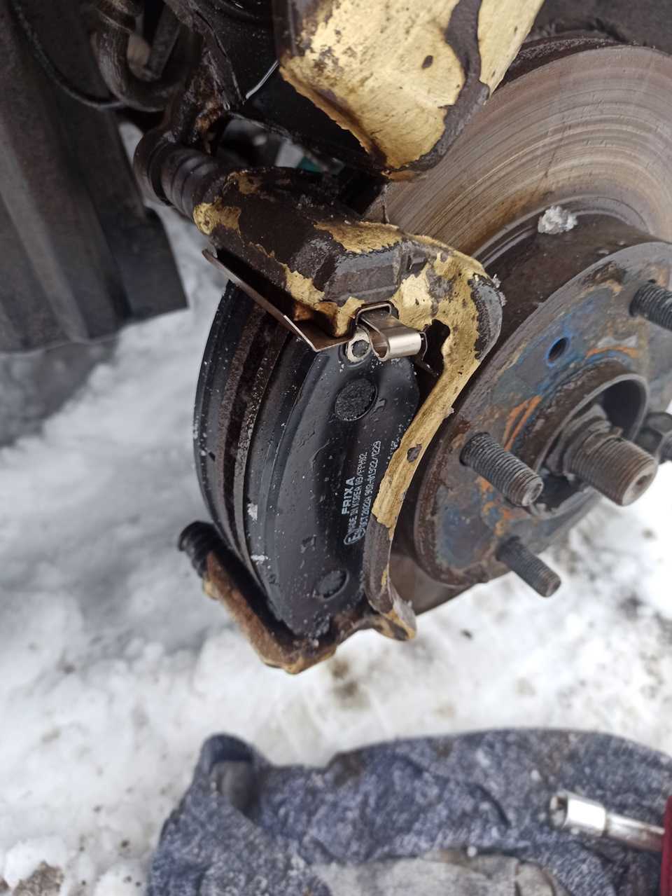 Nissan terrano задние тормоза