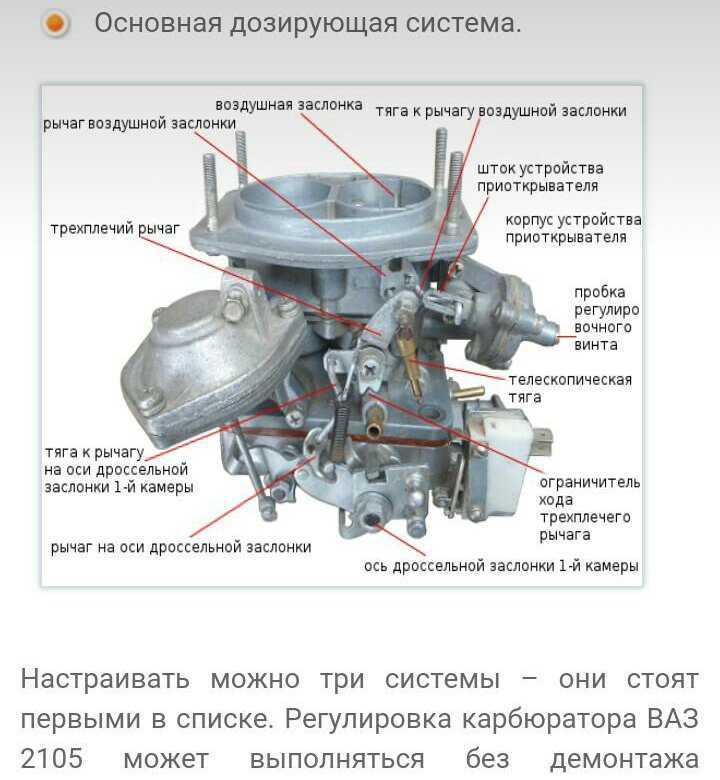Регулировка оборотов холостого хода (хх) озон 2105, 2107