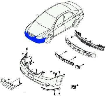 Как снять задний бампер kia spectra: пошаговая инструкция