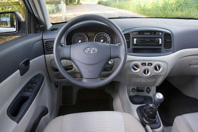 Технические характеристики hyundai accent hatchback 3 1.6 (112 л.с.) автомат 2006, 2007, 2008