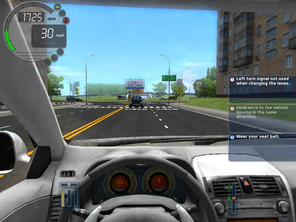 Как настроить управление автомобилем в city car driving на клавиатуре